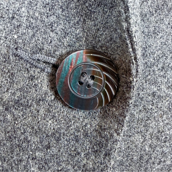 Sag Harbor Women 4P Blazer Gray Wool Blend Velvet Collar Classic Professional - Picture 5 of 10